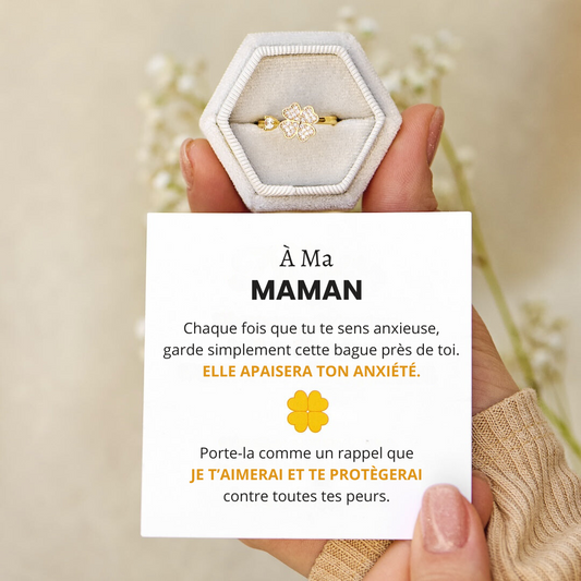 Bague Trèfle Porte-Bonheur - À Ma Maman