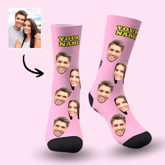 Chaussettes Personnalisées Visage